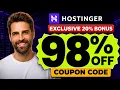 Hostinger Coupon Code 2026 Hostinger Promo Code EXTRA 20 Hostinger Discount Code