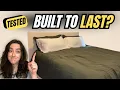 AMERLIFE King Bed Frame Review Easy Assembly Soft Upholstered Headboard Is It Worth It