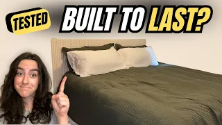 AMERLIFE King Bed Frame Review Easy Assembly Soft Upholstered Headboard Is It Worth It