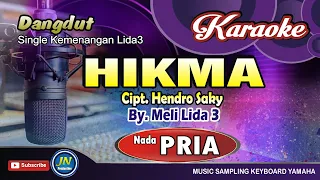 Download Hikma_By Meli Lida ││Dangdut Karaoke No Vocal ││ Nada Pria MP3