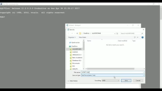 create a script file sql for Oracle Sql command line