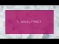 Lindsay Ratliff - appearance