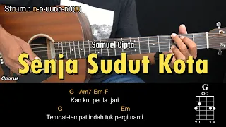 senja sudut kota samuel cipta tutorial chord gitar mudah dan lirik