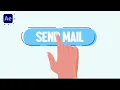 Motion Graphics Send Button Animation in After Effects Tutorials