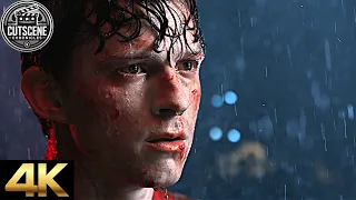 4K U IMAX Peter - Man In The Rain CUTSCENE Spider-Man No Way Home 2021