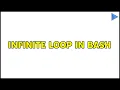 Unix Linux Infinite loop in bash