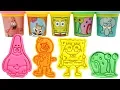 Download Lagu SpongeBob SquarePants Play-Doh Molds \u0026 Toys Spongebob Patrick Squidward Snail Sandy