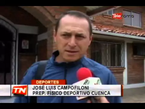 Deportivo Cuenca se prepara para enfrentar a Barcelona