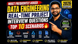 Top 10 Most Frequently Asked Data Engineering Real-Time Project Interview Questions 2026