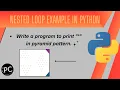Pyramid Pattern in Python by padmaaclasses