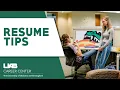 UAB Career Center Resume Tips