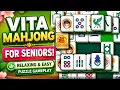Vita Mahjong for Seniors Relaxing Easy Mobile Puzzle Gameplay