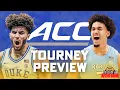 ACC TOURNAMENT ANYONE can win this thing with injuries and bubble battles AFTER DARK