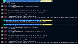 NPM or Yarn Error Fixed 100 - sh next command not found AND npm error code EACCES