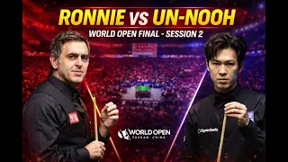 Ronnie O Sullivan vs Thepchaiya Un-Nooh Final World Open Session 2