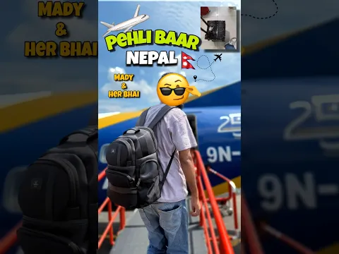 Pehli Baar Flight Mein Baithte Hi Ye Kya Hua!😱✈️🇳🇵 #shorts #minivlog #ashortaday #vlog #cat #funny