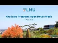 Graduate Programs Open House Frank R Seaver College of Science Engineering