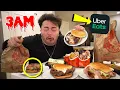 DO NOT ORDER ENTIRE WENDY S MENU ON UBER EATS AT 3AM CHALLENGE SO GROSS
