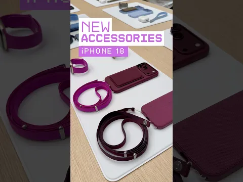 New iPhone 18 Pro, Apple Watch and iPhone Duo accessory lineup!