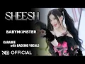 Download Lagu BABYMONSTER - SHEESH KARAOKE with BACKING VOCALS