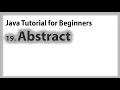 Java for Beginners 19 Abstract Abstract Class and Abstract Method Tagalog