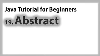 Java for Beginners 19 Abstract Abstract Class and Abstract Method Tagalog