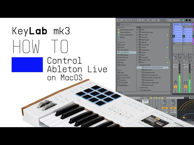 KeyLab mk3 | How to Control Ableton Live on Mac OS