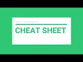 Grade 11 Geometry Cheat Sheet