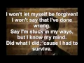 Lagu KWABS Forgiven (Lyrics)
