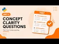 Unit 4 Topic String Concept Clarity Questions