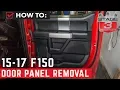 2015-2020 F-150 Door Panel Removal Tutorial