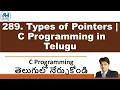 289 Types of Pointers C Programming in Telugu