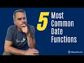 - Date Functions