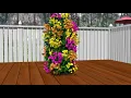 Download Lagu Flower Tower Free Standing 86cm - Black