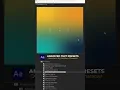 After Effects - Animated Text Presets