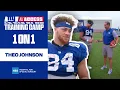 Theo Johnson 1-on-1 with Shaun O Hara New York Giants