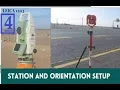 Download Lagu Station and backsight setup Leica total station