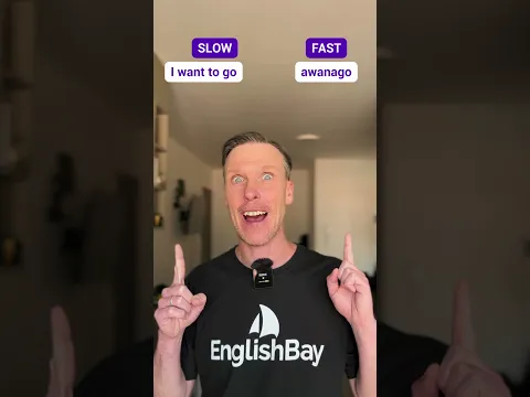 Pronúncia em inglês - Slow vs. Fast #shorts