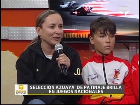 Selección Azuaya de patinaje brilla en juegos nacionales