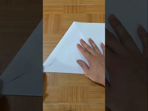 How to fold a paper SU-10 airplane that flaps its wings like in the million-view video #shorts