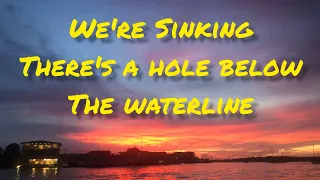 We discover water pouring into the boat 😱