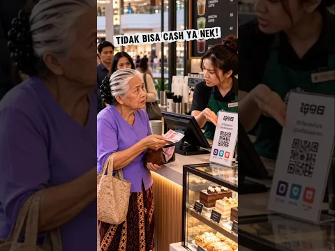 NENEK INI DIPERMALUKAN KARENA TIDAK PUNYA QRIS #shorts #shortsvideo