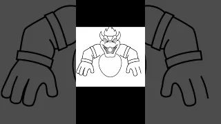 BOWSER - The Super Mario Bros Coloring Pages for Kids ColoringPages WK World Kids WK
