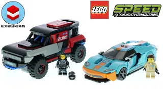 LEGO Speed Champions 76905 Ford GT Heritage Edition and Bronco R - Lego Speed Build Review