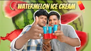 Watermelon ice cream experiment😂 #experiment #watermelon #fun #viral