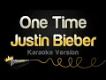 Download Lagu Justin Bieber - One Time (Karaoke Version)