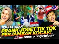 Download Lagu 🇮🇩 NGAKAK PECAH!!🤣🤣 PRANK JOGET TIKTOK PERJAMBAN X SLOWMO RIO PANDIA BIKIN KOCAK || 🇲🇾 REACTION