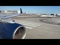 Delta Boeing 757-200 Takeoff DTW Comfort Seat 17A