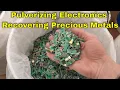 Download Lagu Pulverizing Electronics, Recovering Valuable \u0026 Precious Metals