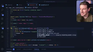 Stop using typescript env variables wrong